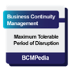 BCMPedia Maximum Tolerable Period of Disruption