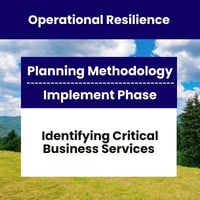 [OR] [GEN] [E2] [P2] [S1] [C9] Identifying Critical Business Services