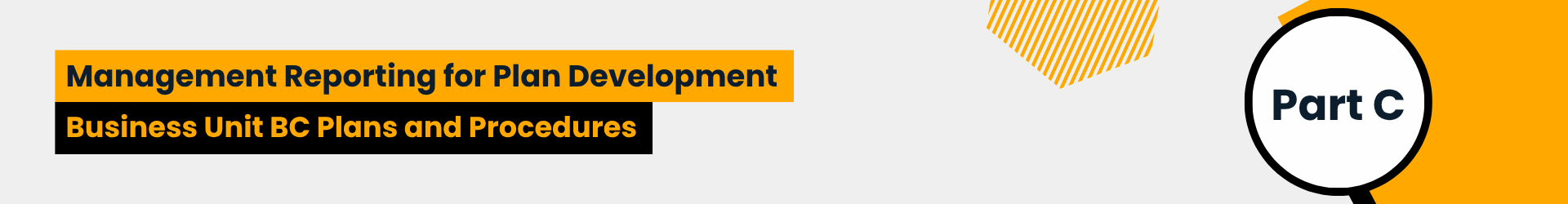 [BCM] [E4] [CR] [PD] [PC] [Banner] Business Unit BC Plans and Procedures