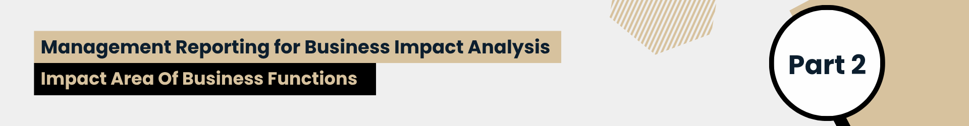 [BCM] [E4] [CR] [BIA] [P2] [Banner] Impact Area Of Business Functions