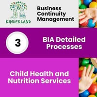 [BCM] [KL] [E3] [BIA] [DP] [CBF] [3] Child Health and Nutrition Services
