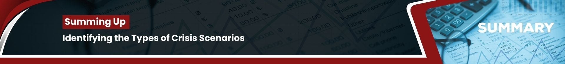 [Summary]  [CM] [E1] [C5] Identifying the Types of Crisis Scenarios