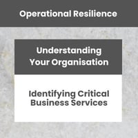 [OR] [CCB] [E1] [C5] Identifying Critical Business Services
