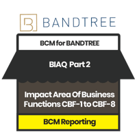 [BCM] [BT] [E4] [BIA] [P2] Impact Area Of Business Functions for CBF-1 to CBF-8