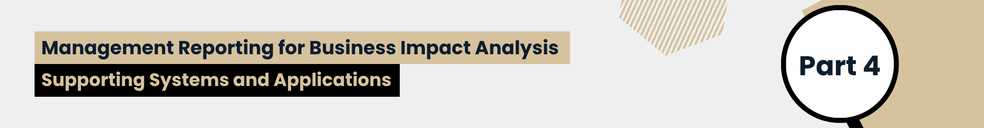 [BCM] [E4] [CR] [BIA] [P4] [Banner] Supporting Systems and Applications