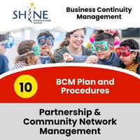 [BCM] [SHINE] [E3] [PD] [CBF] [10] Partnership & Community Network Management