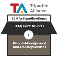  [BCM] [TAL] [E3] [BIA] [T1] [CBF] [1] Dispute Management and Advisory Services (via TADM)
