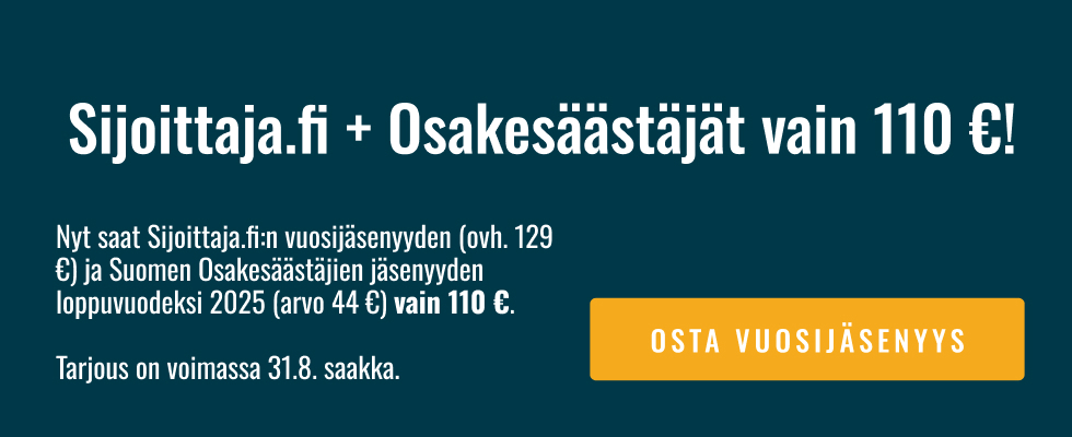 Osakesäästäjät & Sijoittaja.fi kesätarjous