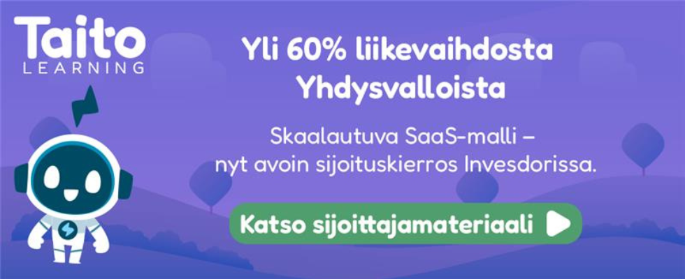 Taito learning näkyvyys