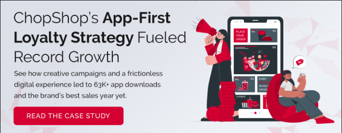 ChopShop loyalty PX branded case study CTA