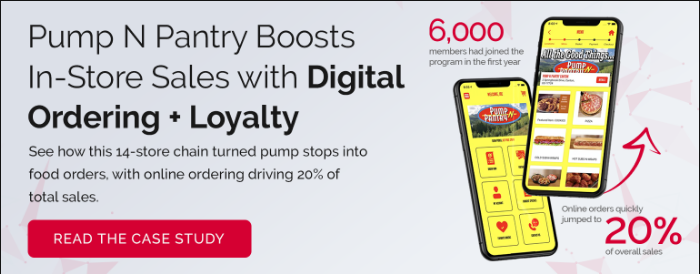 Pump N Pantry online ordering and loyalty company branded case study CTA