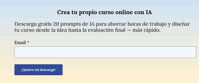 Crea tu propio curso online con IA 