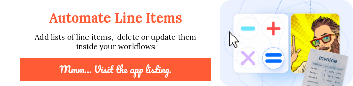 Automate Line Items