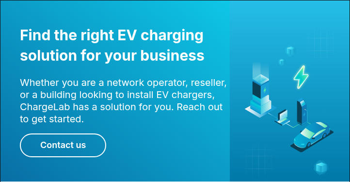 Find the right EV charging solution for your business &nbsp; Whether you are a network operator, reseller, or a building looking to install EV chargers, ChargeLab has a solution for you. Reach out to get started. &nbsp;