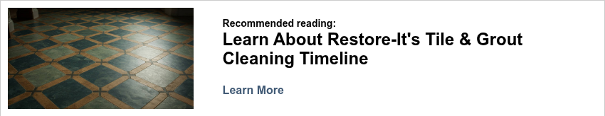 tile and grout cleaning timeline