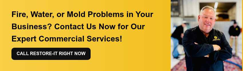 Fire, Water, or Mold Problems in&nbsp;Your Business? Contact Us Now for Our Expert Commercial Services!