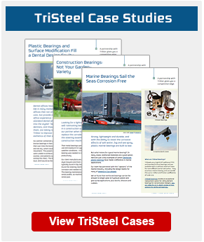 Read actual case studies featuring TriSteel composite bearings