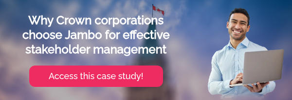 Why Crown corporations choose Jambo for effective stakeholder management  