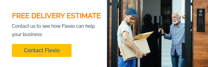 FREE DELIVERY ESTIMATE Contact us to see how Flexio can help your business  