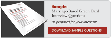 Marriage-Based Green Card Interview Questions