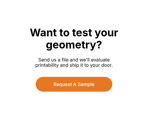 Want to test your geometry?