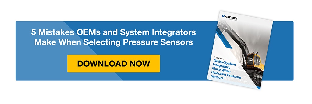 Mistakes to Avoid when Selecting Pressure Sensors