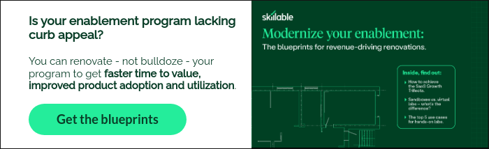 Is your enablement program lacking curb appeal? You can renovate - not bulldoze - your program to get faster time to value, improved product adoption and utilization.  