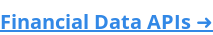 Financial Data APIs ➜