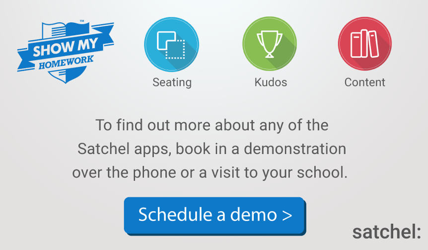 Book a Demo - Show My Homework: powered by Satchel