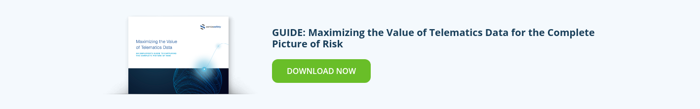 Graphic for SambaSafety's guide: Maximizing the Value of Telematics Data for the Complete Picture of Risk