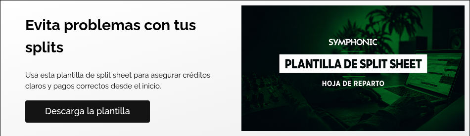 Evita problemas con tus splits &nbsp; Usa esta plantilla de split sheet para asegurar cr&eacute;ditos claros y pagos correctos desde el inicio. &nbsp;