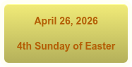 April 26, 2026 4th Sunday of Easter