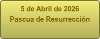 5 de Abril de 2026 Pascua de Resurrección