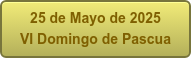 25 de Mayo de 2025 VI Domingo de Pascua