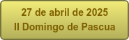 27 de abril de 2025 II Domingo de Pascua