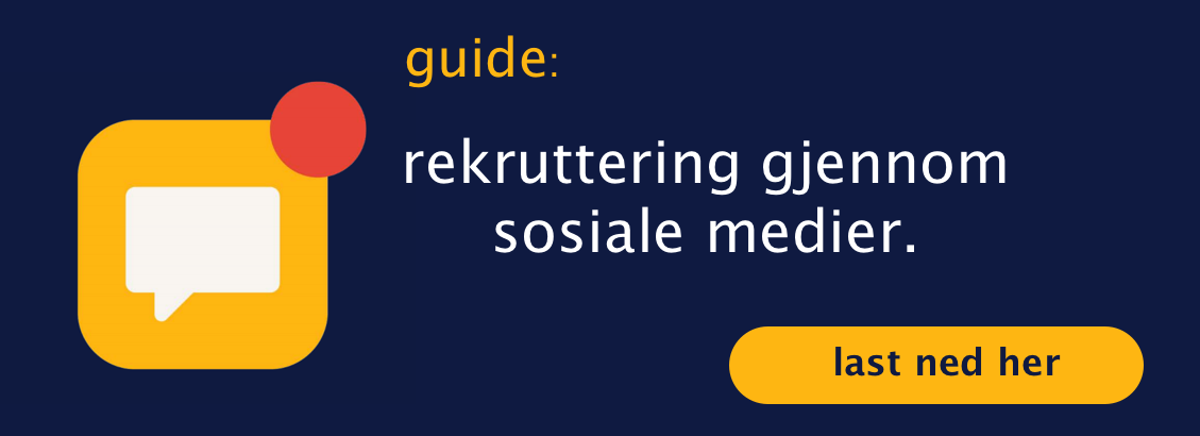 rekruttering gjennom sosiale medier
