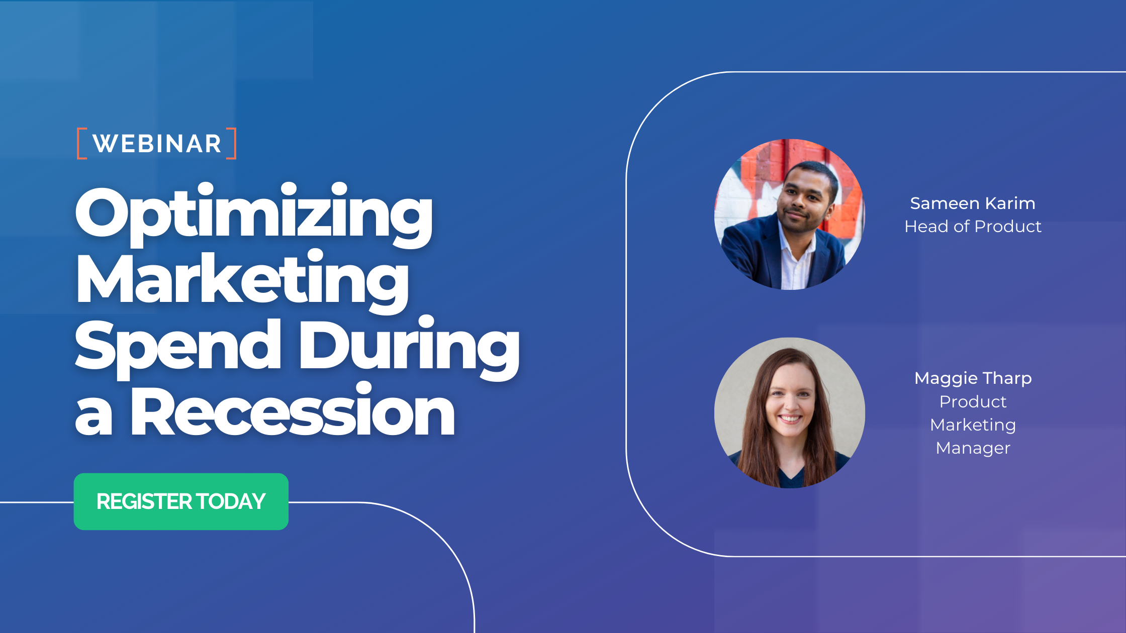 webinar optimizing marketing spend during a recession