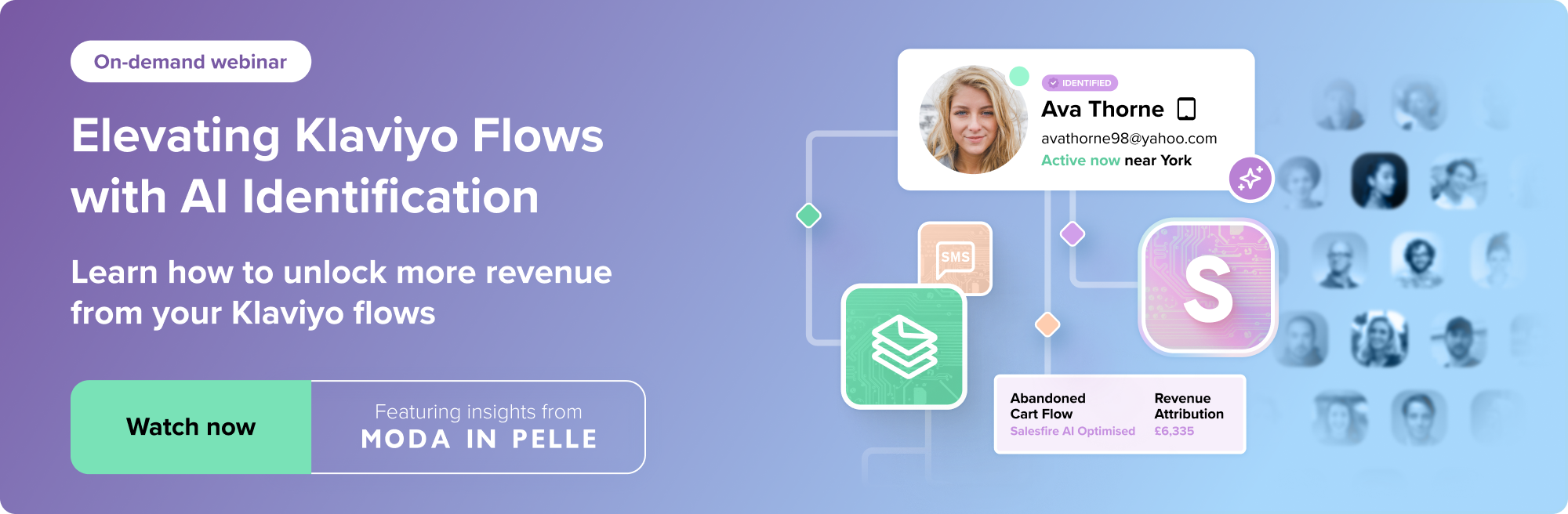 Free webinar, Elevating Klaviyo Flows with AI Identification, Wednesday 22nd October at 11am BST, Register now