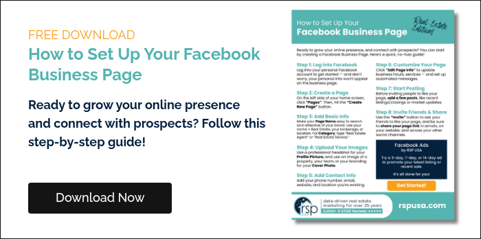 FREE DOWNLOAD How to Set Up Your Facebook Business Page   Ready to grow your online presence and connect with prospects? Follow this step-by-step guide!    