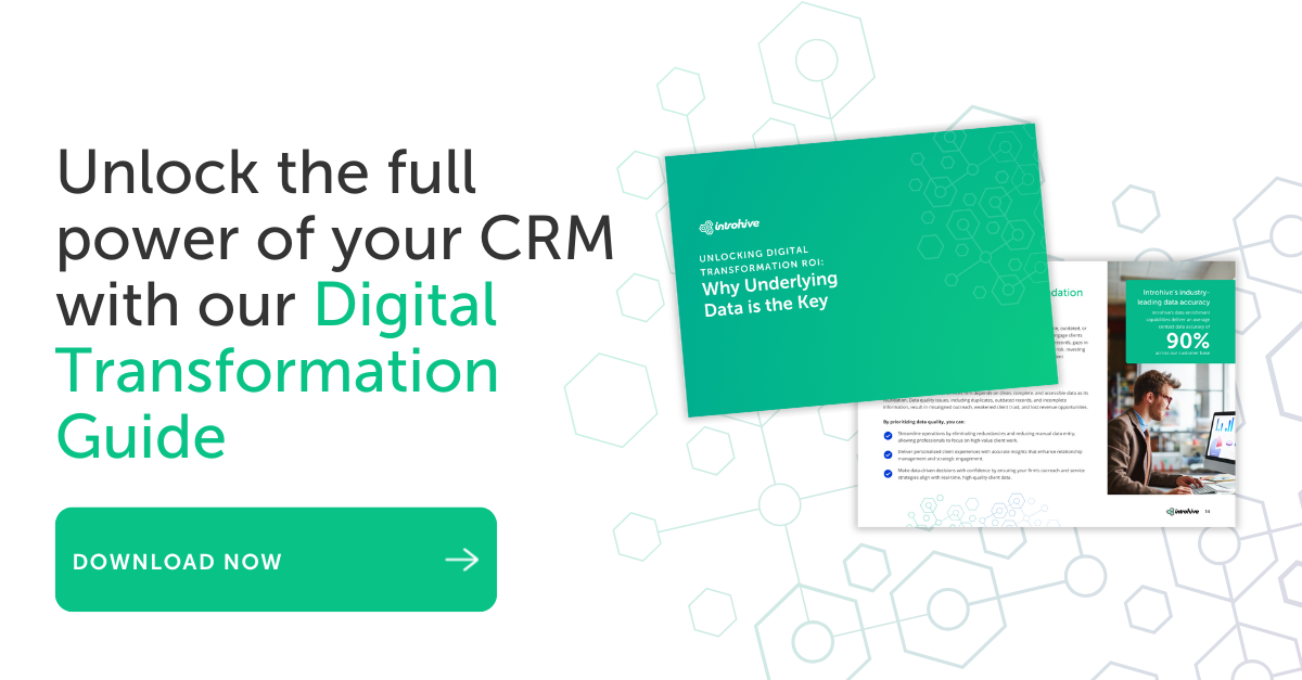 Unlock the full power of your CRM with our Digital Transformation Guide. Download now.