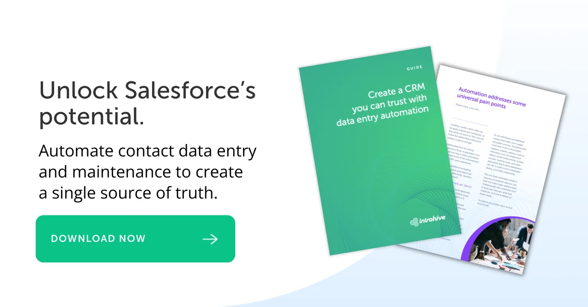 Maximizing Salesforce relationships through relationship intelligence strategies
