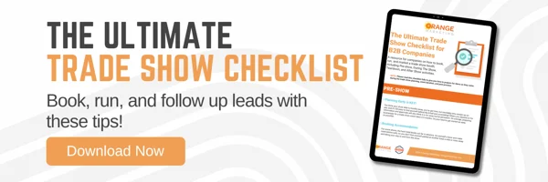trade show checklist for b2b marketers