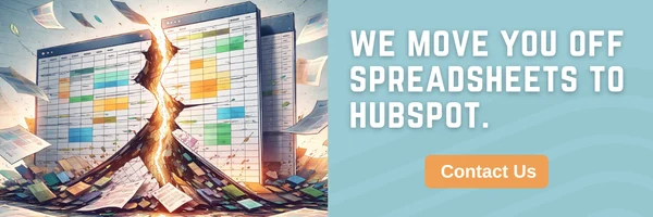 move from spreadsheets to hubspot
