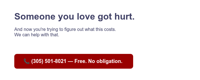 Someone you love got hurt. &nbsp; And now you're trying to figure out what this costs. We can help with that. &nbsp;