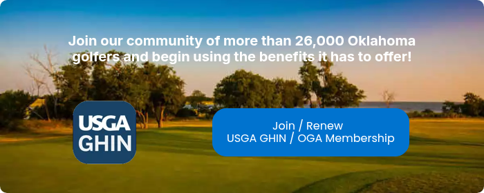 Join our community of more than 26,000 Oklahoma golfers and begin using the benefits it has to offer!
