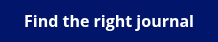 Find the right journal