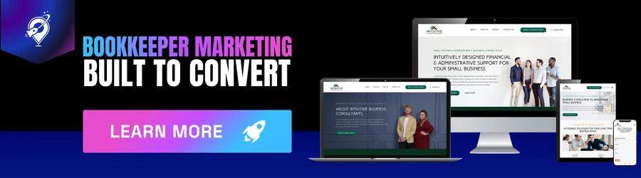 bookkeeper marketing built to convert - learn more