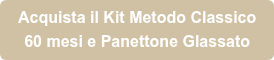 Acquista il Kit Metodo Classico  60 mesi e Panettone Glassato