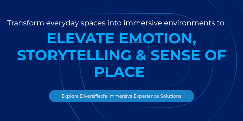 Transform everyday spaces into immersive environments to       