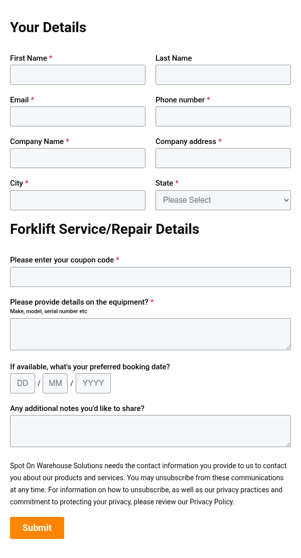Form CTA